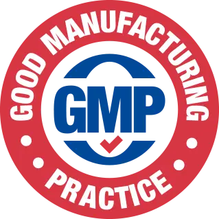 Hormovance Hormovance GMP certified manufacturing badge